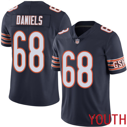 Chicago Bears Limited Navy Blue Youth James Daniels Home Jersey NFL Football #68 Vapor Untouchable